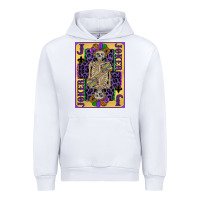 White joker mardi gras skeleton Urban Hoodie - CowGirlArtShop