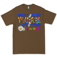 Cacao you are enough with daisies Premium Tee - texasbilliewilder