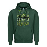 Sports Green lucky mama Zipper Hoodie - MaliasSmallBusiness