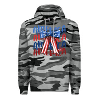 Slate Camo america ribbon Premium Hoodie - JahusDesignShop
