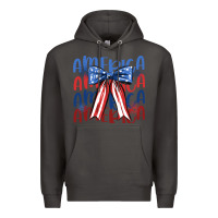 Smoke america ribbon Premium Hoodie - JahusDesignShop