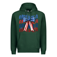 Sports Green america ribbon Premium Hoodie - JahusDesignShop