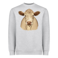 Heather Grey charolais Heavyweight Sweatshirt - JahusDesignShop