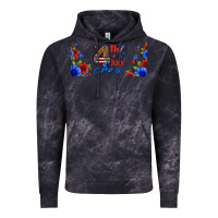 Cloud Black floral 4th of july crew 16oz libbey cup Vintage Hoodie - HRA Design Shop