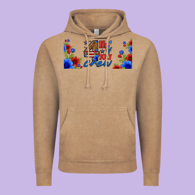 Floral 4th Of July Crew 16oz Libbey Cup Vintage Hoodie Designed By Hra Design Shop
