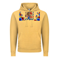 Vintage Mustard floral 4th of july crew 16oz libbey cup Vintage Hoodie - HRA Design Shop