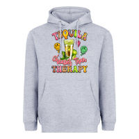 Heather Grey tequila cheaper than therapy Heavyweight Hoodie - LillyAllenDesigns