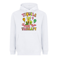 White tequila cheaper than therapy Heavyweight Hoodie - LillyAllenDesigns