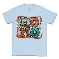 Dusty Blue Fall Autumn Leopard Momo Classic Tee - LillyAllenDesigns