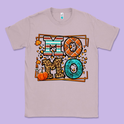 Fall Autumn Leopard Momo Classic Tee Designed By Lillyallendesigns