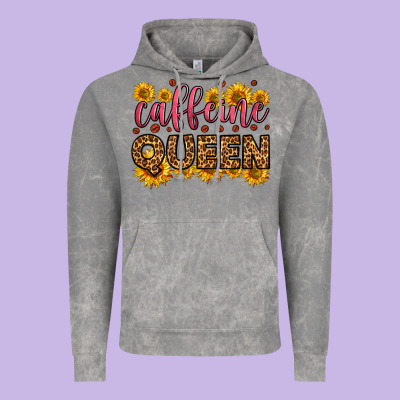 Caffeine Queen Vintage Hoodie Designed By Hra Design Shop