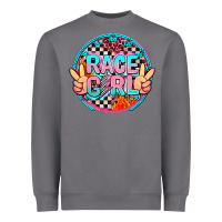 Storm race girl with leopard and peace hand Heavyweight Sweatshirt - AdoDesignShop