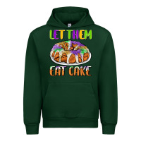 Forest Green let them eat cake Urban Hoodie - CowGirlArtShop