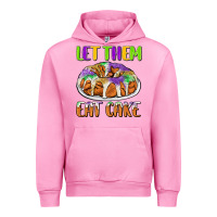 Fuchsia Pink let them eat cake Urban Hoodie - CowGirlArtShop