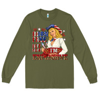 Army Green born free but now im expensive Long Sleeve Tee - NancyCooperArtShop