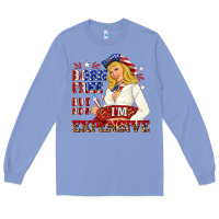 Colony Blue born free but now im expensive Long Sleeve Tee - NancyCooperArtShop