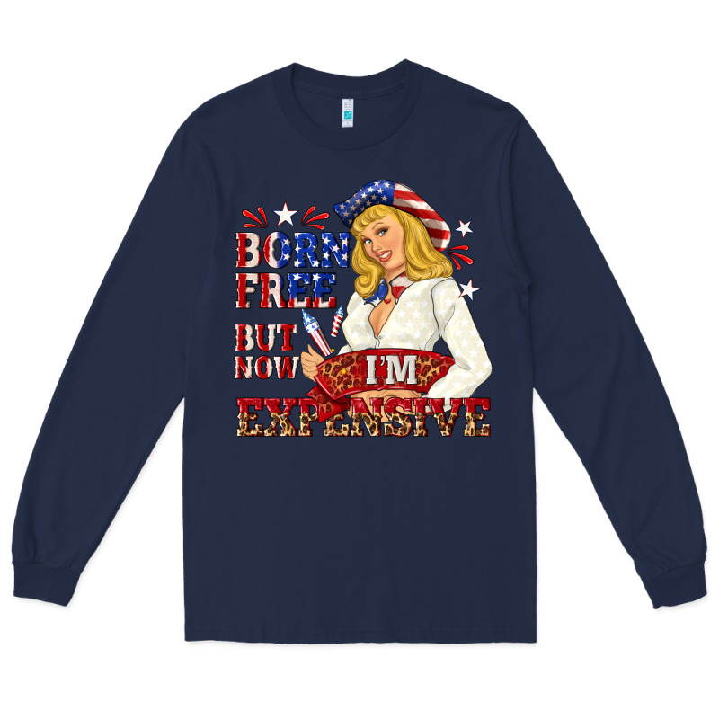 Born Free But Now Im Expensive Long Sleeve Tee by NancyCooperArtShop | Teevron