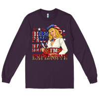 Plum born free but now im expensive Long Sleeve Tee - NancyCooperArtShop