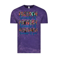 Cloud Purple freedom because of bravery because of selflessness because of you Vintage Tee - JahusDesignShop