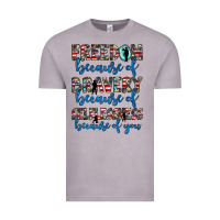 Vintage Zinc freedom because of bravery because of selflessness because of you Vintage Tee - JahusDesignShop