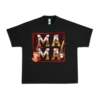 Black baseball mama Urban Heavy Tee - Jasminsmagicworld