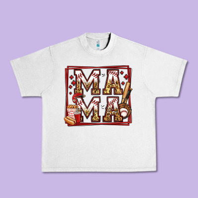 Baseball Mama Urban Heavy Tee Designed By Jasminsmagicworld