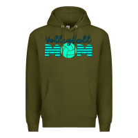 Army Green Volleyball Mom Premium Hoodie - Bettercallsaul