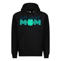 Black Volleyball Mom Premium Hoodie - Bettercallsaul