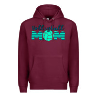 Burgundy Volleyball Mom Premium Hoodie - Bettercallsaul