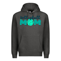 Charcoal Heather Volleyball Mom Premium Hoodie - Bettercallsaul