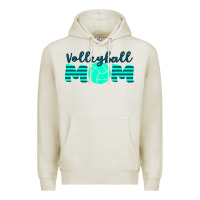 Oatmeal Heather Volleyball Mom Premium Hoodie - Bettercallsaul