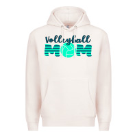 Pale Pink Volleyball Mom Premium Hoodie - Bettercallsaul