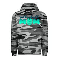 Slate Camo Volleyball Mom Premium Hoodie - Bettercallsaul