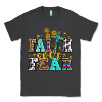 Smoke faith over fear with cross and sunflowers Classic Tee - AdoDesignShop