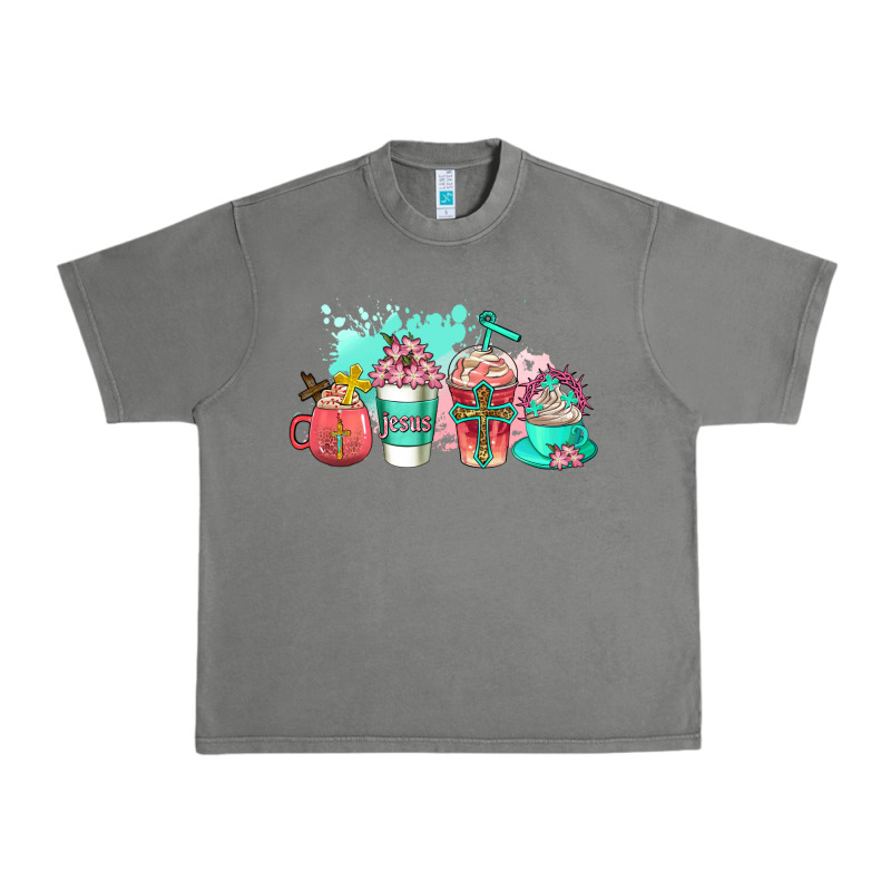 Religious Coffee Cups Urban Heavy Tee by AdoDesignShop | Teevron