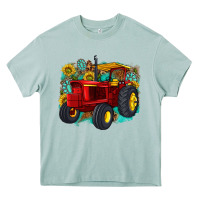 Arona western tractor Heavy Core Tee - texasbilliewilder