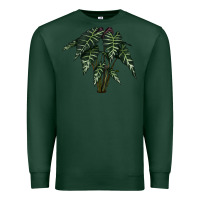 Sports Green Amazon Elephant Ear Premium Sweatshirt - LillyAllenDesigns