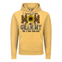 Vintage Mustard i have two titles mom and grmmh and i rock them both Vintage Hoodie - CowhideDigitalArt