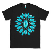 Black turqoise gemstone Classic Tee - AdoDesignShop