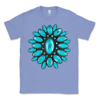 Colony Blue turqoise gemstone Classic Tee - AdoDesignShop