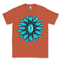 Copper turqoise gemstone Classic Tee - AdoDesignShop