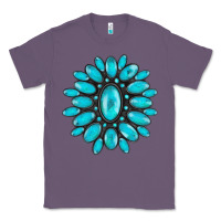 Lavender turqoise gemstone Classic Tee - AdoDesignShop