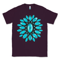 Plum turqoise gemstone Classic Tee - AdoDesignShop