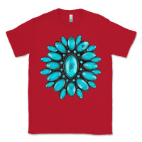 Red turqoise gemstone Classic Tee - AdoDesignShop