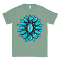 Sage turqoise gemstone Classic Tee - AdoDesignShop