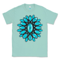Seafoam turqoise gemstone Classic Tee - AdoDesignShop