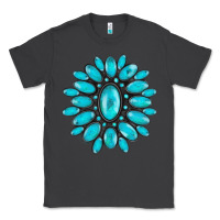 Smoke turqoise gemstone Classic Tee - AdoDesignShop