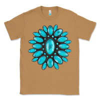 Toasted Coconut turqoise gemstone Classic Tee - AdoDesignShop
