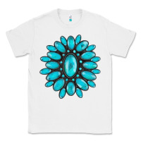 White turqoise gemstone Classic Tee - AdoDesignShop