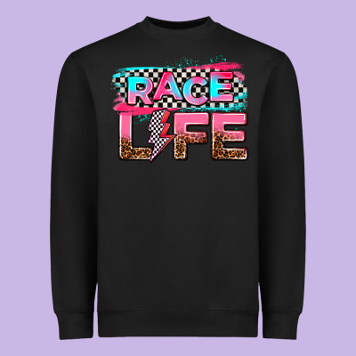 Race Life Heavyweight Sweatshirt Designed By Adodesignshop